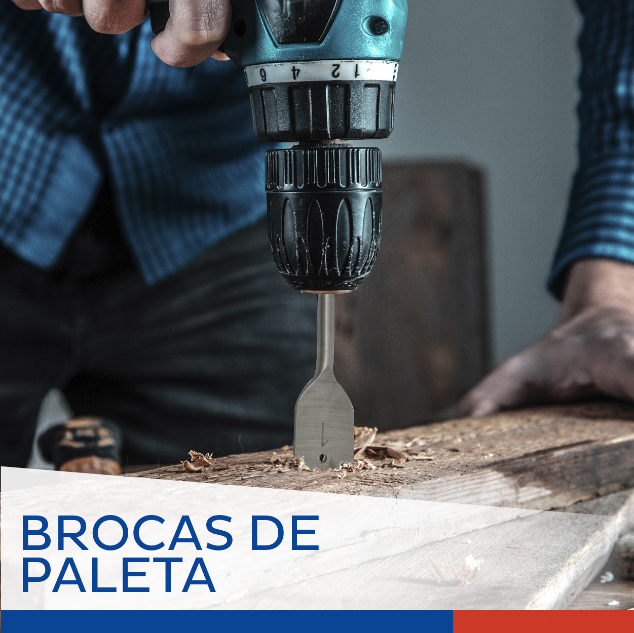 BROCAS DE MADERA Y PALETA