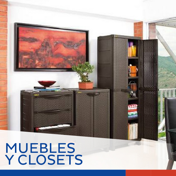 MUEBLES Y CLOSETS