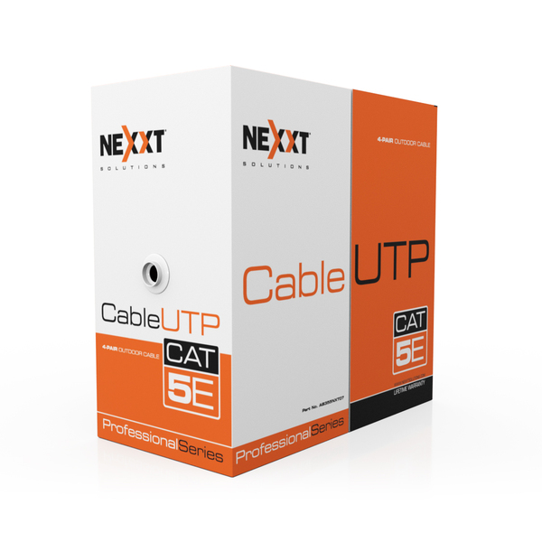 CABLE UTP CAT5E 4 PARES AZUL NEXXT AB355NXT02(MT)