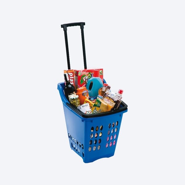 CESTA TRANSPORTADORA MOVIL AZUL RIMAX