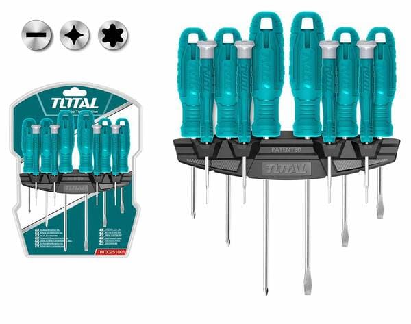 SET DESARMADORES TOTAL SELECT CR-V 10pcs