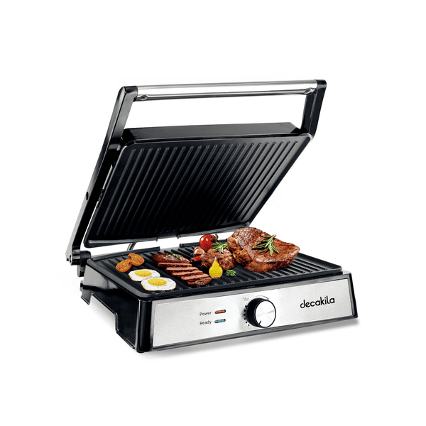 PARRILLA ELECTRICA PARA PANINI SILVER 1500W DECAKILA KUEC031B