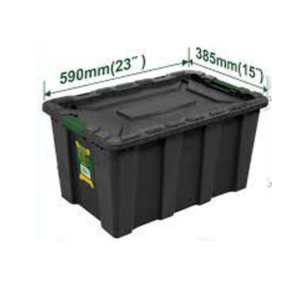 CAJA INDUSTRIAL MULTIUSOS NEGRA 40L JADEVER JDTB3340