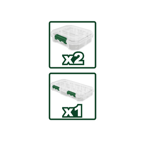 CAJAS ORGANIZADORAS PLASTICAS (3PCS)  TRANSPARENTE 16.5X18X5 CM JADEVER JDTB8343