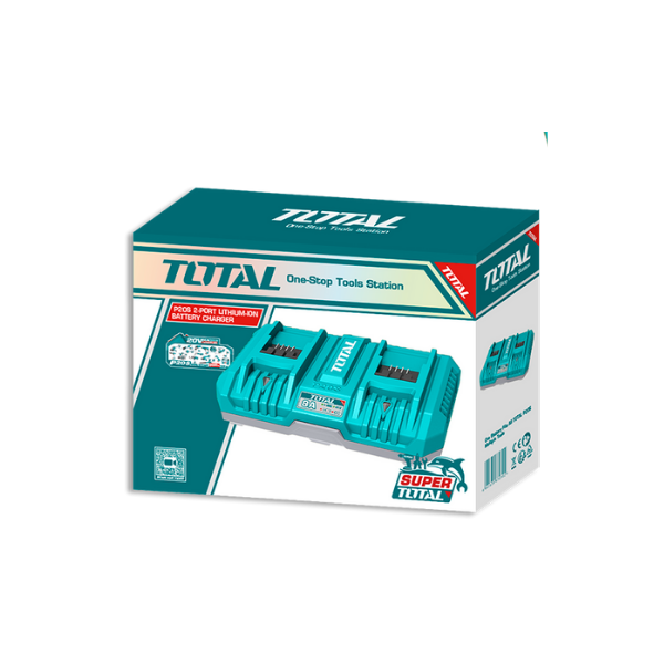 CARGADOR INTELIGENTE TOTAL P/BATERIA 20V SALIDA DE CARGA 4.0A (6 PUERTOS) UTFCLI2064