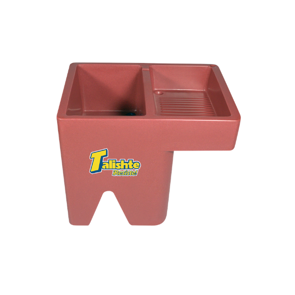 PILA PLASTICA DE 1 LAVADERO ALA DERECHA (TERRACOTA)