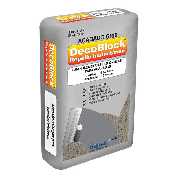 DECOBLOCK GRIS FINO 40 KG