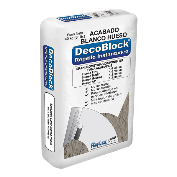 DECOBLOCK BLANCO FINO 40 KG