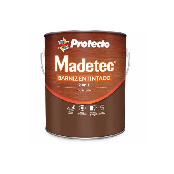 Barniz entintado para madera de 250 ml roble