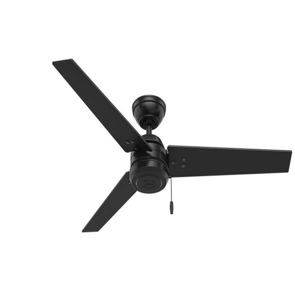 VENTILADOR HUNTER CASSIUS 52 NEGRO (HU-59264)