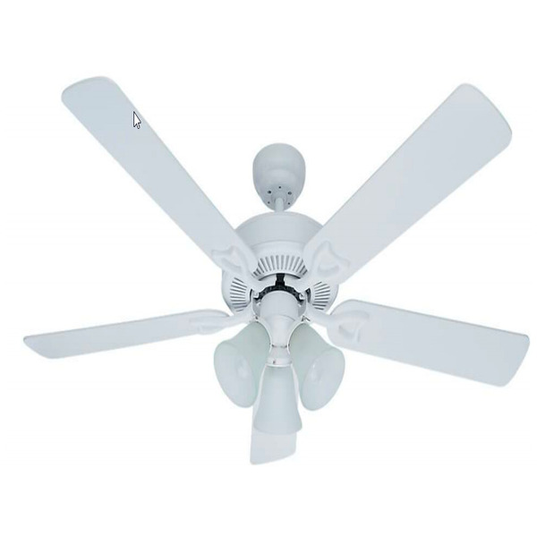 VENTILADOR HUNTER CLASSIC PLUS 52 WHT (HU-21912)