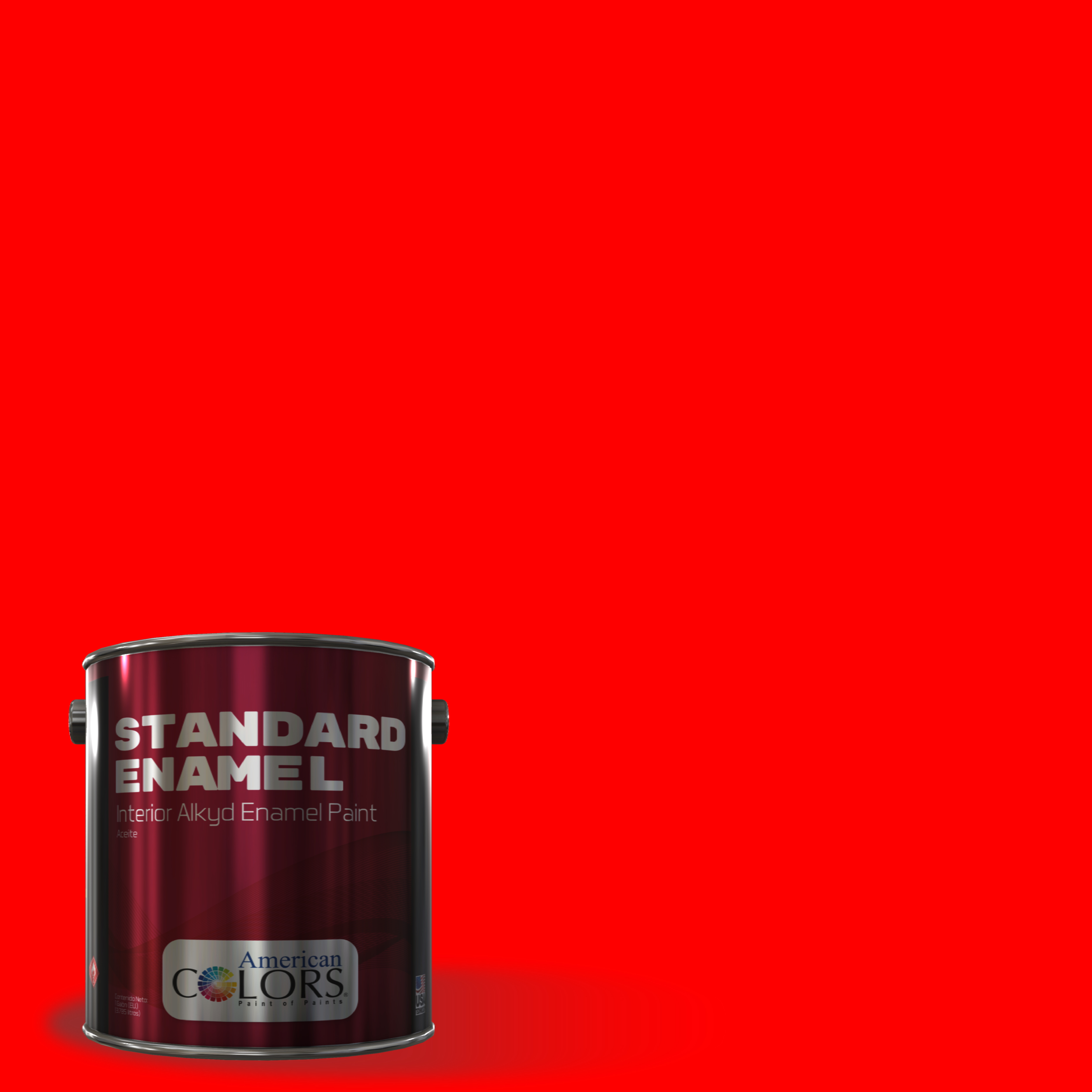 PINTURA AMERICAN COLORS ACEITE ROJO gl