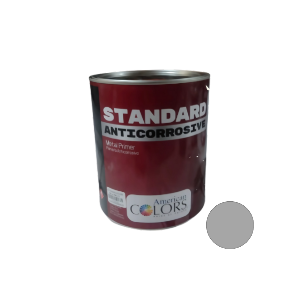 PINTURA ANTICORROSIVO GRIS GALON (3.785L) AMERICAN COLORS