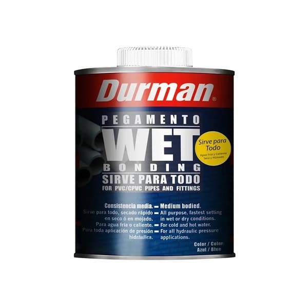 PEGAMENTO AZUL PVC DURMAN 237ML WET BOUND (1/16)