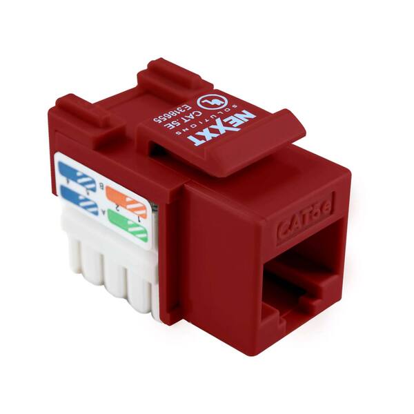 deleyCON 1x CAT 8 Conector de Red RJ45 Sin Herramientas Apantallado Enchufe  de Red 40Gbit/s para Rígidos Cable en Crudo Conector de Enchufe RJ45