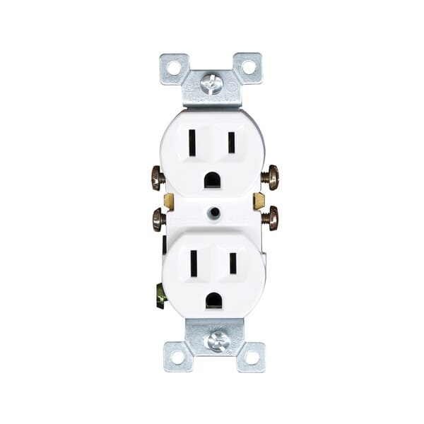 TOMA DOBLE EAGLE POLARIZADO EMPOTRAR BLANCO (270W) 