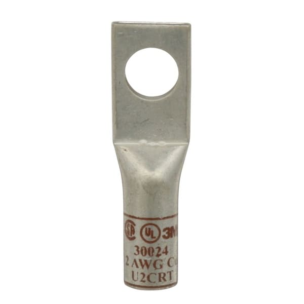 TERMINAL COBRE 3M UN OJO 3/8 CAL. # 2 AWG BARRIL CORTO(30024)
