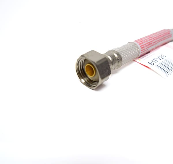 TUBO ABASTO NYLON PARA LAVAMANOS 3/8 X 1/2 X 16 PLG FLUIDMASTER (B1FV16) (B4FV16)