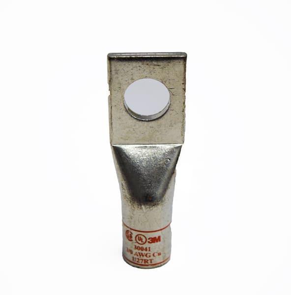 TERMINAL COBRE 3M UN OJO 1/2 CAL. 3/0 AWG BARRILCORTO(30041)