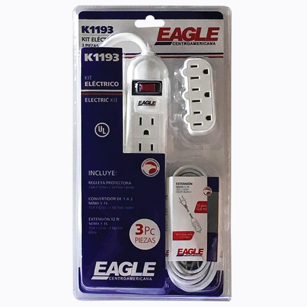 REGLETA INTELIGENTE EAGLE WIFI 10A/125V-1250W (1141W) - Ferreterías Lemus  El Salvador