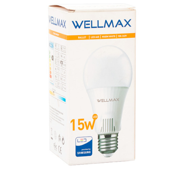 BOMBILLO LED 15W WELLMAX-SAMSUNG 3000K (LUZ CALIDA)