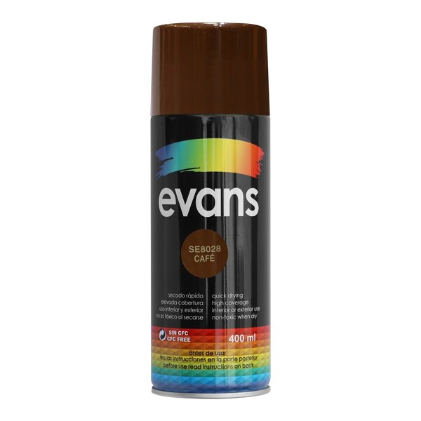 PINTURA EN SPRAY CAFE 12.5 OZ EVANS SE8028