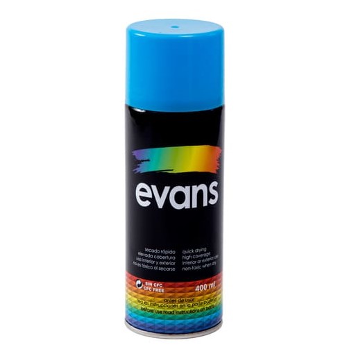 PINTURA EN SPRAY AZUL CIELO 12.5 OZ EVANS SE15