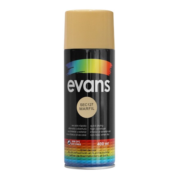 Pintura Evans Aerosol - Blanco Brillante 400ml - FerrisariatoFerrisariato