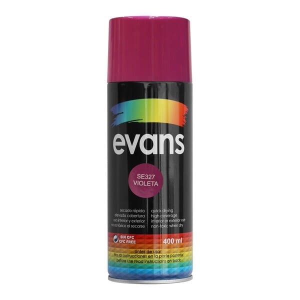 PINTURA EN SPRAY MORADO 12.5 OZ EVANS SE327