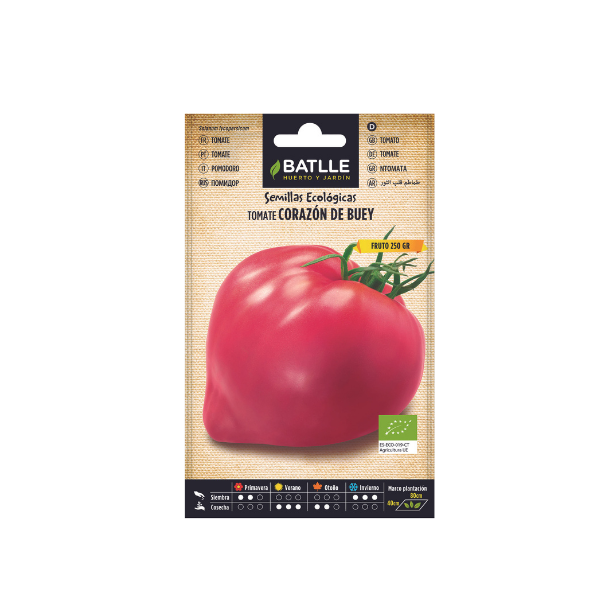 SEMILLA HORTALIZA TOMATE CORAZON DE BUEY BATLLE SOBRE
