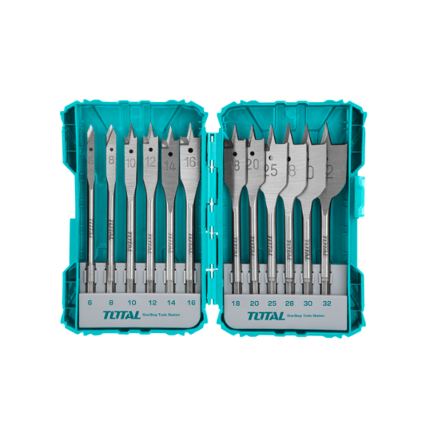 BROCA PLANA TOTAL SET 12pcs TACSDL1201