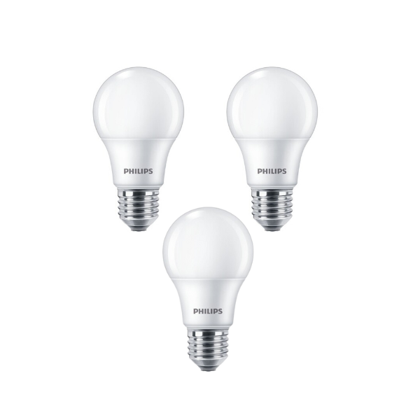 3 PACK BOMBILLO LED 6W PHILIPS E27 LUZ BLANCA (440500000065)