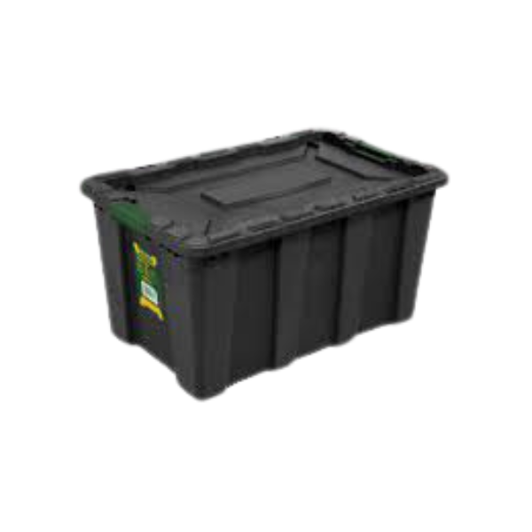 CAJA INDUSTRIAL MULTIUSOS NEGRA 40L JADEVER JDTB3340