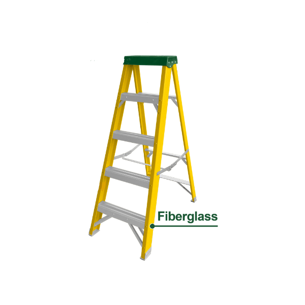 ESCALERA F/VIDRIO 2 BANDA 4 PELDAÑOS 330lb 5FT JADEVER (JDLD0905)