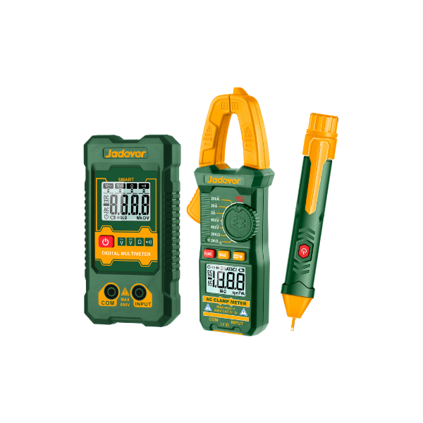 KIT ELECTRONICA MULTITESTER, AMPERIMETRO Y DETECTOR DE ELECTRICIDAD JADEVER JDDM94011