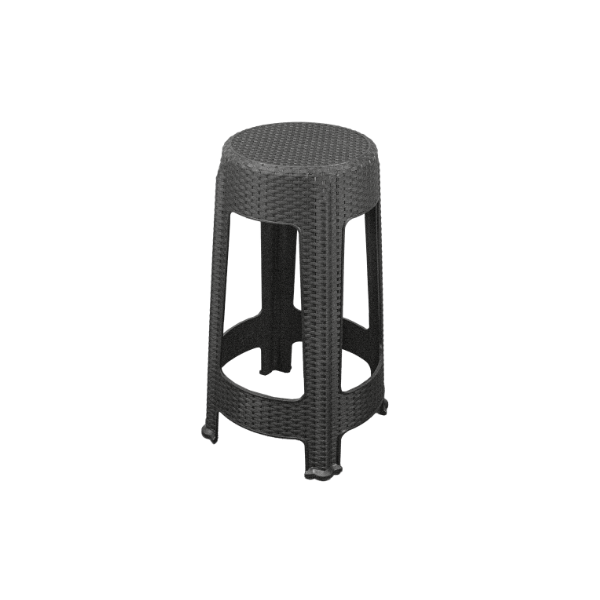 BANCO BAR BOCARAY 71X42X42CM 330LB PLASTICO WENGUE SANCHIA  PT10412020110