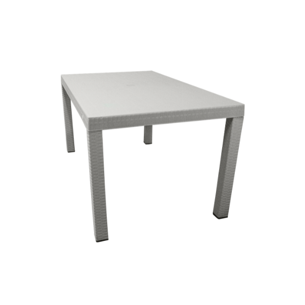 MESA MACAO 74X155X90CM 440LBS PLASTICA BEIGE  SANCHIA PT10310090090