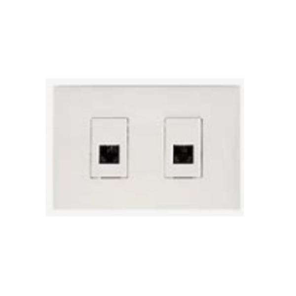 TOMA RJ45 CAT6 DOBLE NOBILE BTICINO COLOR BLANCO (AF2279EB)