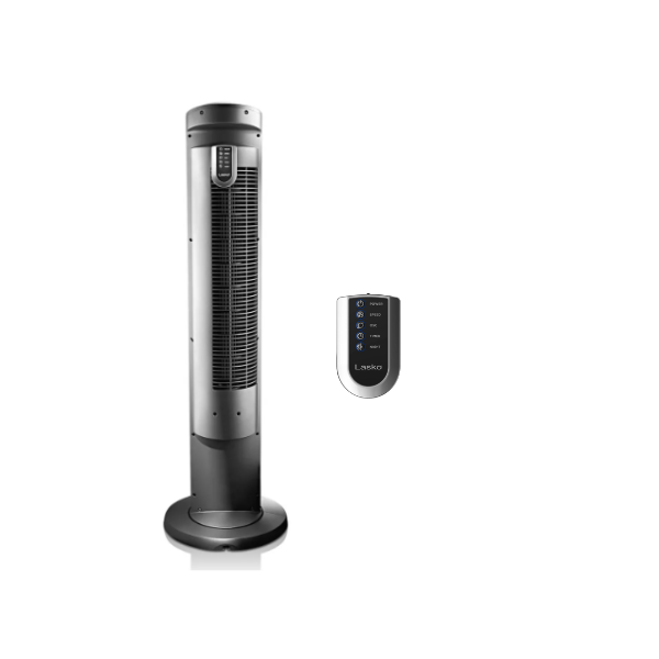 VENTI. LASKO TORRE 42” CAFE/GRIS CON IONIZADOR DE AIRE Y CONTROL REMOTO (T42951)