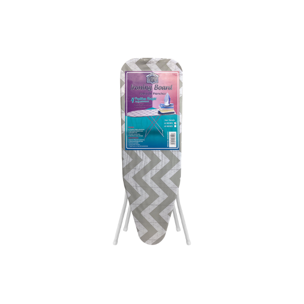 PLANCHADOR 106X33CM HIERRO-POLIESTER ESTAMPADO AZUL-BLANCO 701-1427997