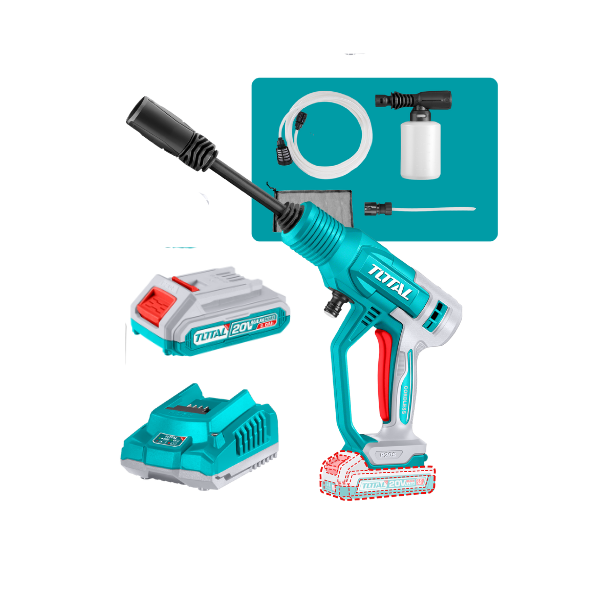 HIDROLAVADORA TOTAL INALÁMBRICA 20V 24.8BAR C/CARGADR  Y BATERIA UTPWLI20362