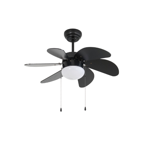 VENTILADOR TECHO EASY LIFE 30" NEGRO (DCF-W680)