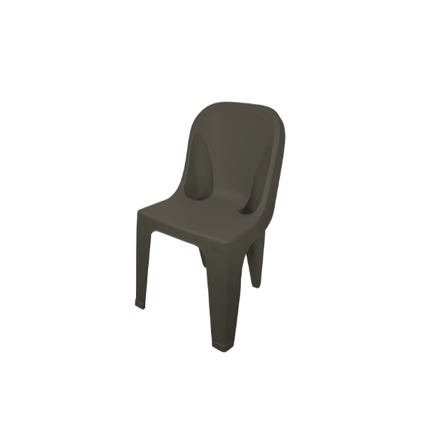 SILLA PLASTICO 81X46X45CM WENGUE FRESCA SANCHIA PT10611250110