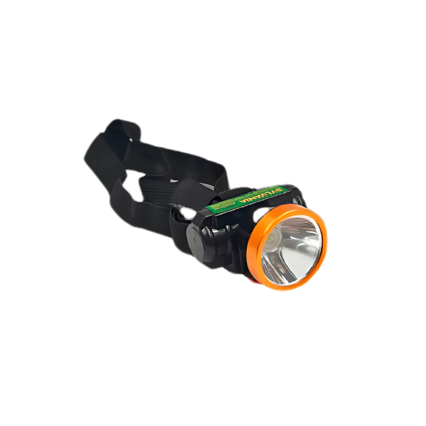 LINTERNA TIPO CASCO SYLVANIA 1 LED 100 LUMENS RECARGABLE PLASTICO NEGRO/AMARILLO (P27577)
