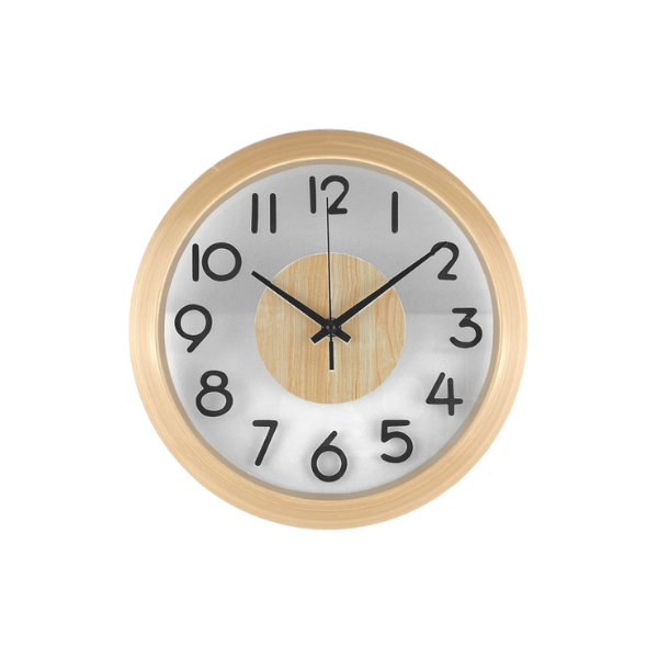 RELOJ PARA PARED PLASTICO 25 cm ARENA TIMES TOWER & CO. 602-04614