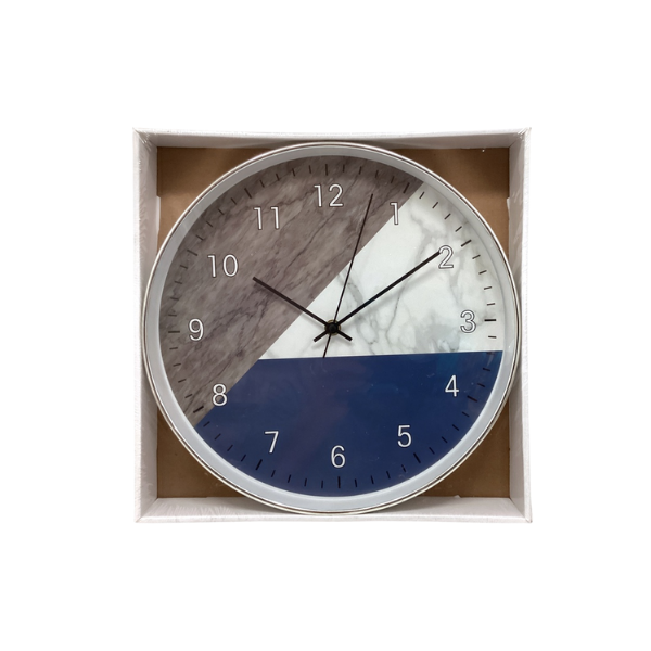 RELOJ PARA PARED PLASTICO/VIDRO 30 cm MULTICOLOR TIMES TOWER & CO. 602-40034