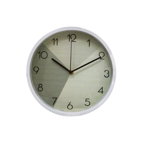 RELOJ PARA PARED PLASTICO/VIDRO 25 cm MULTICOLOR TIMES TOWER & CO. 602-40192