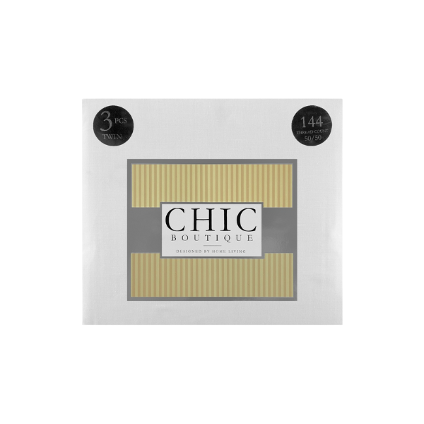 SÁBANA POLIESTER/ALGODÓN TWIN BLANCO CHIC BOUTIQUE 709-0445720