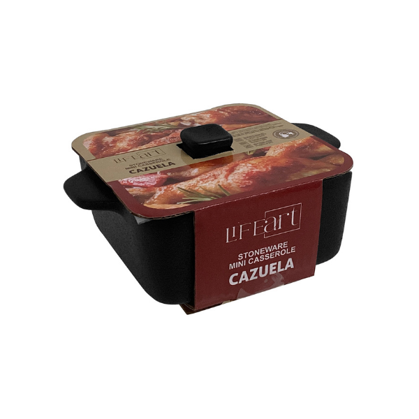 OLLA HIERRO FUNDIDO 13.5x10.5x5 cm NEGRO LIFE ART 705-03521