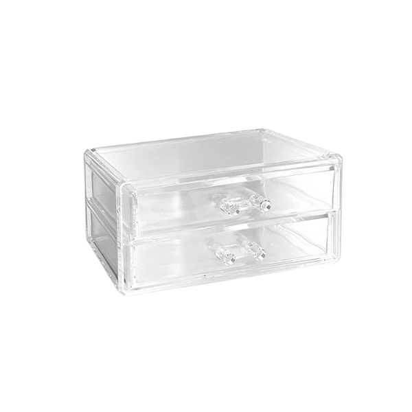 ORGANIZADOR DE COSMETICOS PLASTICO 0.19x0.10 m TRANSPARENTE 781-39369
